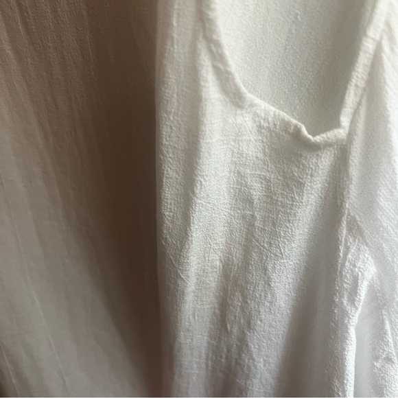 ALL SAINTS Avee White Sleeveless Top Tunic Sz M - Picture 7 of 7
